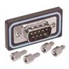 Waterproof Panel Mount D-Sub Connector DB9 Female