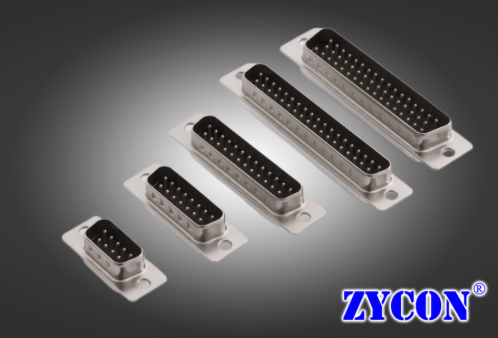 Standard D-Sub Male Cable Mount Connector